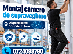 Montaj camere de supraveghere video